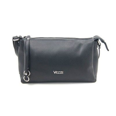Женская кожаная сумка VEZZE 1940 черная Женская кожаная сумка VEZZE 1940 черная