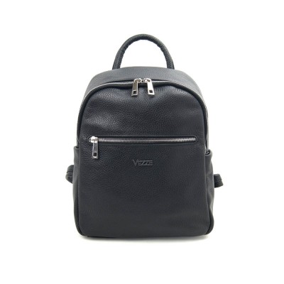 Женский кожаный рюкзак VEZZE 2484 черный