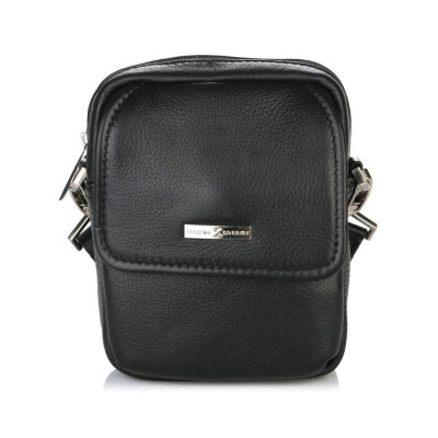 Мужская кожаная сумка Luxon 310-3 черная