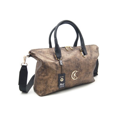 Сумка женская Karen Rubina 9137 бронзово-черная