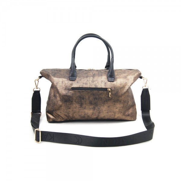 Сумка женская Karen Rubina 9137 бронзово-черная