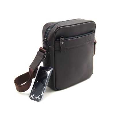 Мужская кожаная сумка Luxon 1506-2 коричневая Мужская кожаная сумка Luxon 1506-2 коричневая