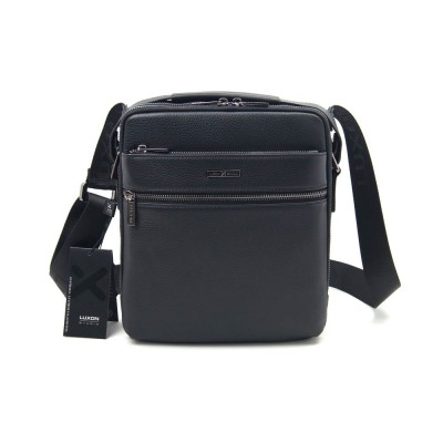 Мужская кожаная сумка Luxon 407-38 черная
