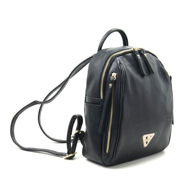 Женский кожаный рюкзак VEZZE 2137 черный Женский кожаный рюкзак VEZZE 2137 черный