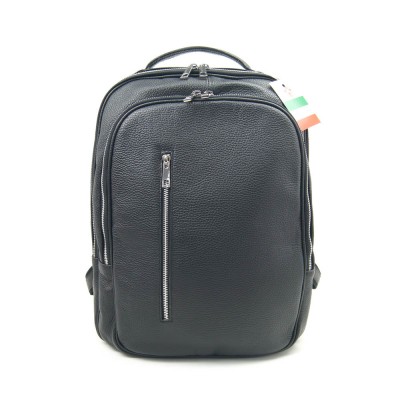 Мужской кожаный рюкзак VEZZE 14722 черный