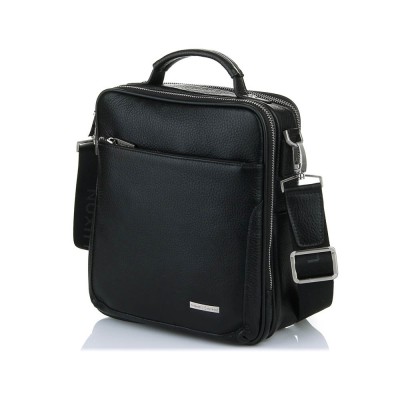 Мужская кожаная сумка Luxon 49581-3 черная Мужская кожаная сумка Luxon 49581-3 черная