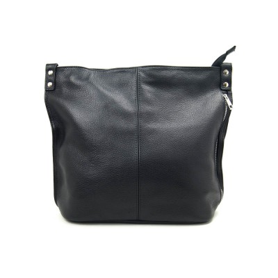 Женская кожаная сумка VEZZE 2495 черная