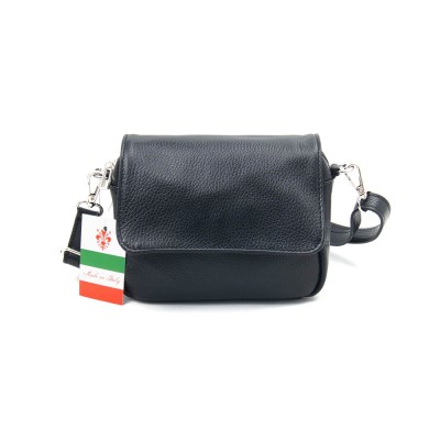 Сумка кожаная кросс-боди VEZZE 2548 черная Сумка кожаная кросс-боди VEZZE 2548 черная