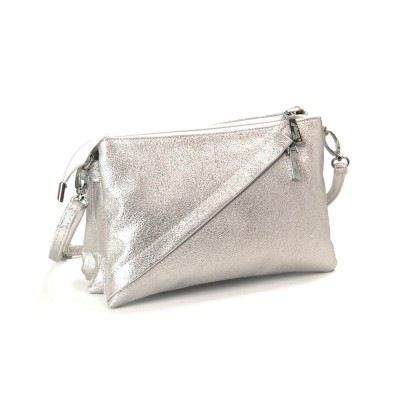 Сумка женская Karen Ula 1126 серебристая Сумка женская Karen Ula 1126 серебристая