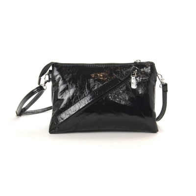 Сумка женская Karen Ula 1126 черная глянец