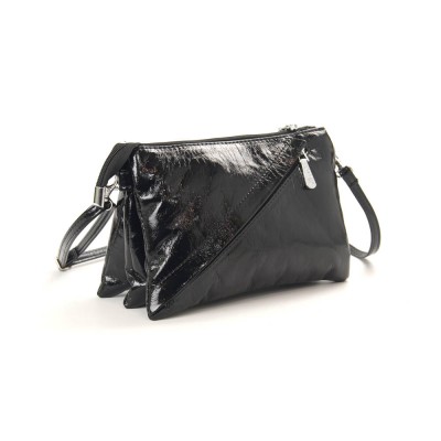 Сумка женская Karen Ula 1126 черная глянец Сумка женская Karen Ula 1126 черная глянец