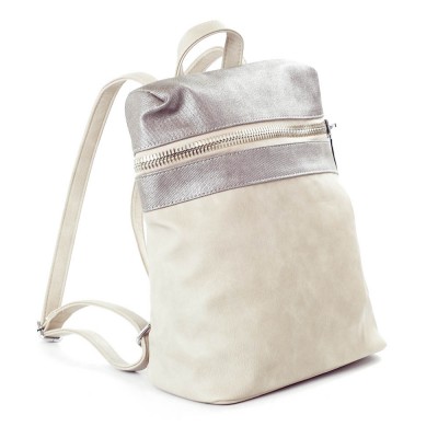 Рюкзак женский Chiara Barbados Е614-bis беж-серебро