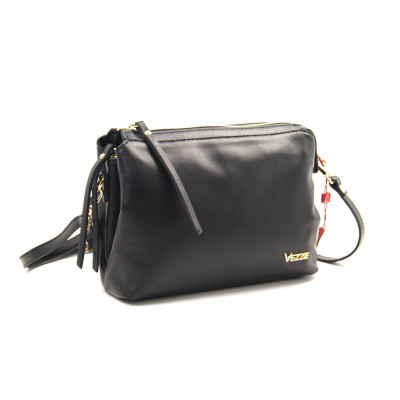 Женская кожаная сумка VEZZE 1240 черная Женская кожаная сумка VEZZE 1240 черная