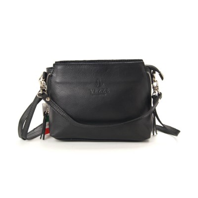 Женская кожаная сумка VEZZE 1338 черная