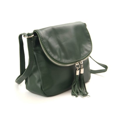 Женская кожаная сумка VEZZE 136 зеленая Женская кожаная сумка VEZZE 136 зеленая
