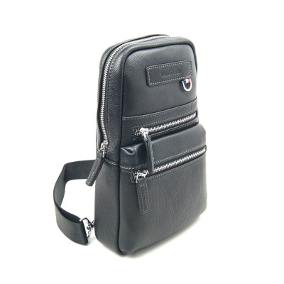 Мужская кожаная сумка-рюкзак Marko Coverna 6636 черная Мужская кожаная сумка-рюкзак Marko Coverna 6636 черная