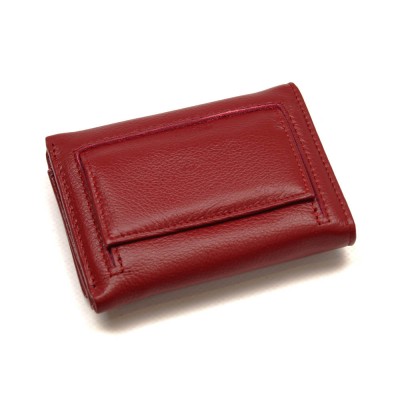 Женский кожаный кошелек Marco Coverna (6055-7) бордовый Женский кожаный кошелек Marco Coverna (6055-7) бордовый