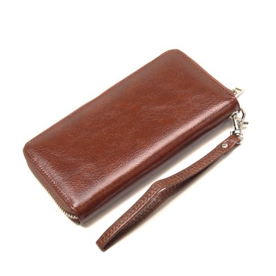 Женский кожаный кошелек-клатч Marco Coverna (N4-8243) coffee Женский кожаный кошелек-клатч Marco Coverna (N4-8243) coffee