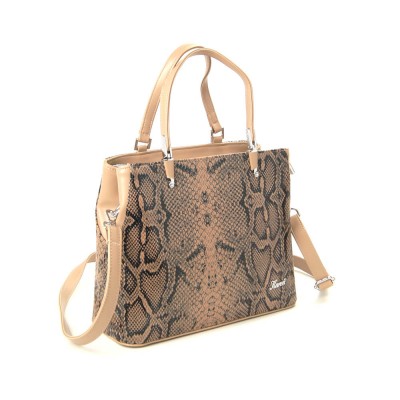 Сумка женская Karen Nina 2289 темно-бежевая змея Сумка женская Karen Nina 2289 темно-бежевая змея