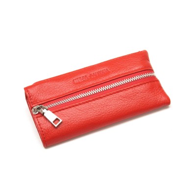 Женская кожаная ключница Marco Coverna (017-2) красная Женская кожаная ключница Marco Coverna (017-2) красная