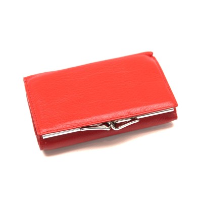 Женский кожаный кошелек Marco Coverna (2049A-2) красный Женский кожаный кошелек Marco Coverna (2049A-2) красный