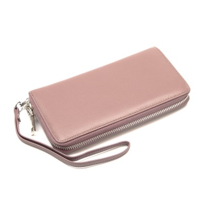 Женский кожаный кошелек-клатч Marco Coverna (7003-6) пудровый Женский кожаный кошелек-клатч Marco Coverna (7003-6) пудровый