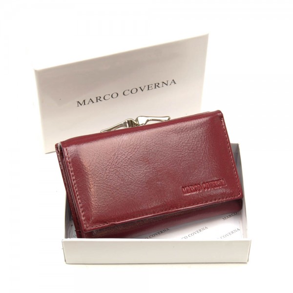 Женский кожаный кошелек Marco Coverna (N4-1014) wine red