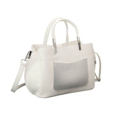 Сумка женская Karen Roza D310 бело-серебристая Сумка женская Karen Roza D310 бело-серебристая