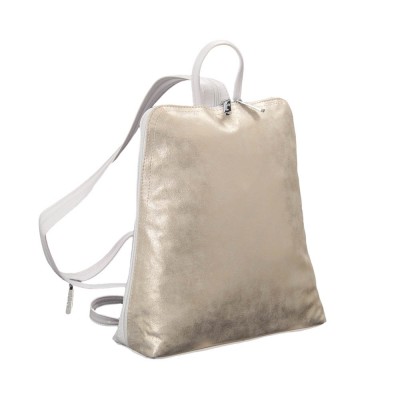 Рюкзак женский Karen Rejczel 204 бело-золотистый Рюкзак женский Karen Rejczel 204 бело-золотистый