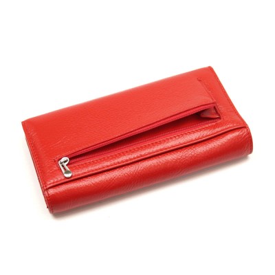 Женский кожаный кошелек Marco Coverna (N3-1003) красный Женский кожаный кошелек Marco Coverna (N3-1003) красный