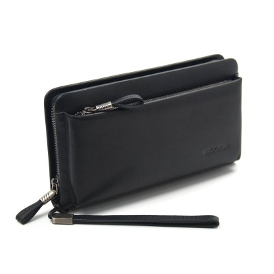 Мужская кожаная борсетка Marko Coverna 8742-3 черный Мужская кожаная борсетка Marko Coverna 8742-3 черный