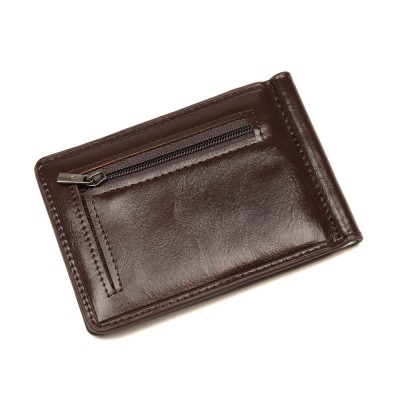 Мужской зажим для купюр PTK-1002 коричневый Мужской зажим для купюр PTK-1002 коричневый