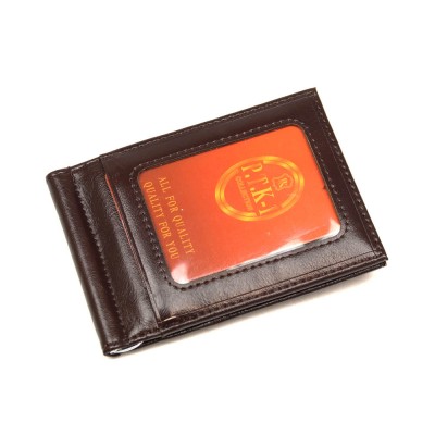 Мужской зажим для купюр PTK-1008 коричневый