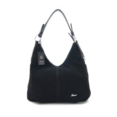 Сумка женская Karen Ines 1641 черная замша