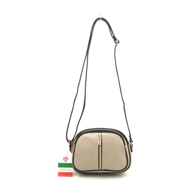 Женская кожаная сумка VEZZE 217Н бежевая