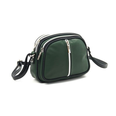 Женская кожаная сумка VEZZE 217 зеленая Женская кожаная сумка VEZZE 217 зеленая