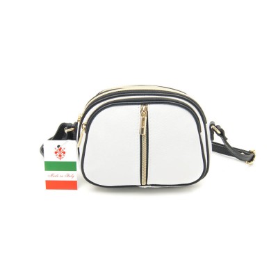 Женская кожаная сумка VEZZE 217Н белая Женская кожаная сумка VEZZE 217Н белая