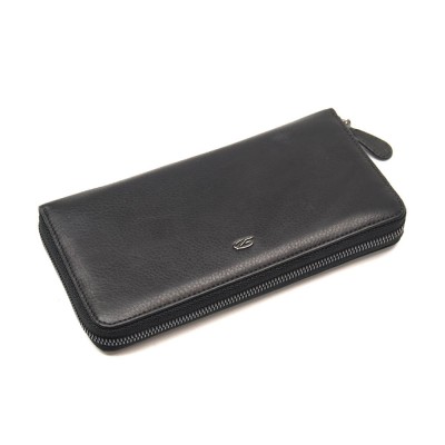 Мужской кожаный кошелек Dupont 4-449 черный