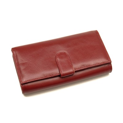 Женский кожаный кошелек Marco Coverna (1-2060-4) бордовый Женский кожаный кошелек Marco Coverna (1-2060-4) бордовый