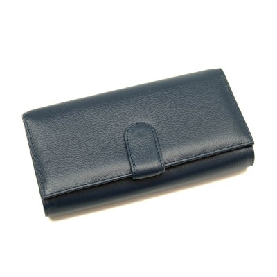 Женский кожаный кошелек Marco Coverna (1-2060-5) синий Женский кожаный кошелек Marco Coverna (1-2060-5) синий