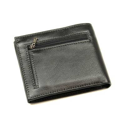 Мужское кожаное портмоне MD 0901-1 черное Мужское кожаное портмоне MD 0901-1 черное