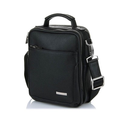 Мужская кожаная сумка Luxon 49581-1 черная Мужская кожаная сумка Luxon 49581-1 черная