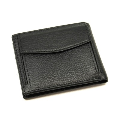 Мужское кожаное портмоне Alfa Ricco 23121 черное Мужское кожаное портмоне Alfa Ricco 23121 черное