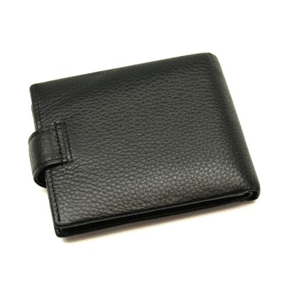 Мужской кожаный кошелек Alfa Ricco 9055 черный Мужской кожаный кошелек Alfa Ricco 9055 черный