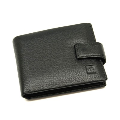 Мужской кожаный кошелек Alfa Ricco 463 черный