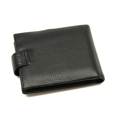 Мужской кожаный кошелек Alfa Ricco 463 черный Мужской кожаный кошелек Alfa Ricco 463 черный