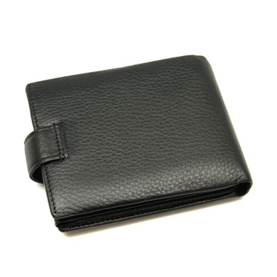 Мужской кожаный кошелек Alfa Ricco 3204 черный Мужской кожаный кошелек Alfa Ricco 3204 черный
