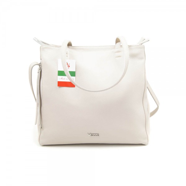 Женская кожаная сумка VEZZE 1210Н светло-бежевая