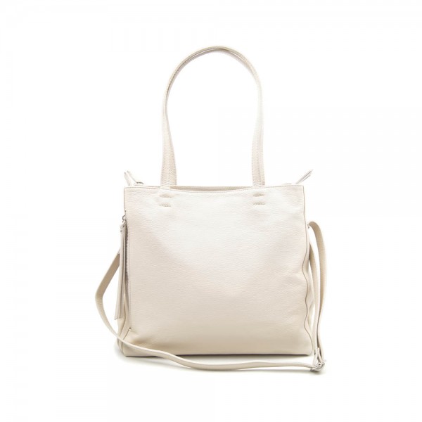 Женская кожаная сумка VEZZE 1210Н светло-бежевая