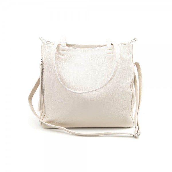 Женская кожаная сумка VEZZE 1210Н светло-бежевая